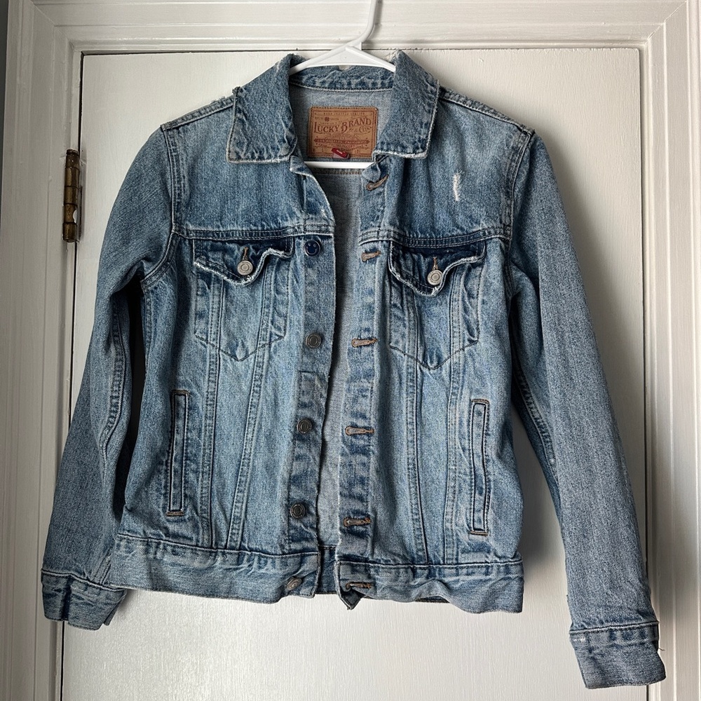 Lucky Brand Tomboy Trucker Jean Jacket - Picture 4 of 7